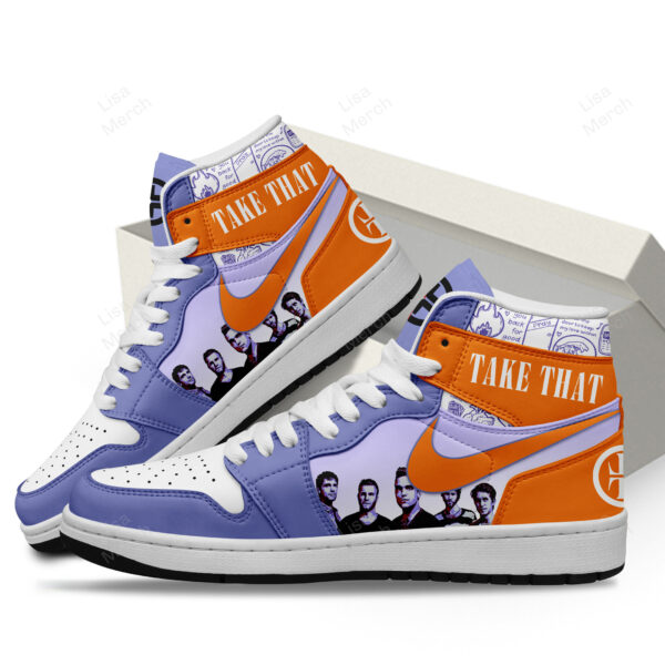 Tubopro Take That AJ1 High Sneakers Shoes For Men And Women - Image 3