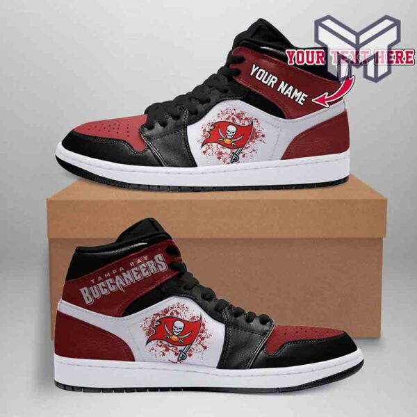 Tubopro Tampa Bay Buccaneers AJ1 High Sneakers Shoes For Men And Women