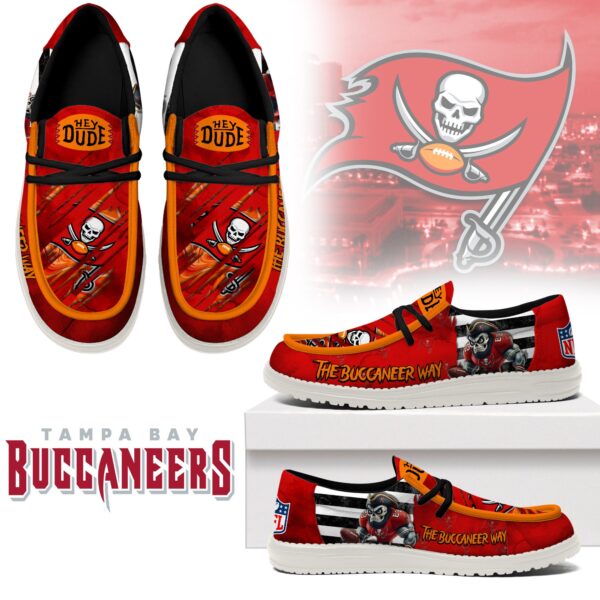 Tubopro Tampa Bay Buccaneers Personalized Hey Dude Shoes For Men And Women