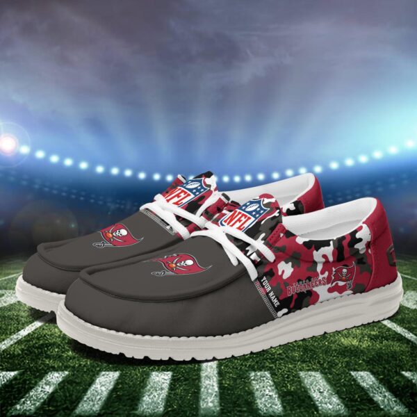 Tubopro Tampa Bay Buccaneers Hey Dude Shoes For Men And Women - Image 4