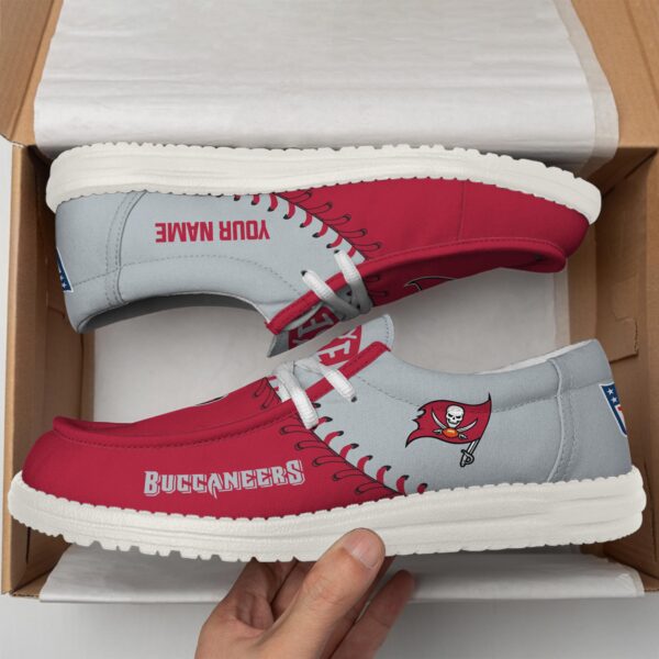 Tubopro Tampa Bay Buccaneers Hey Dude Shoes For Men And Women - Image 3