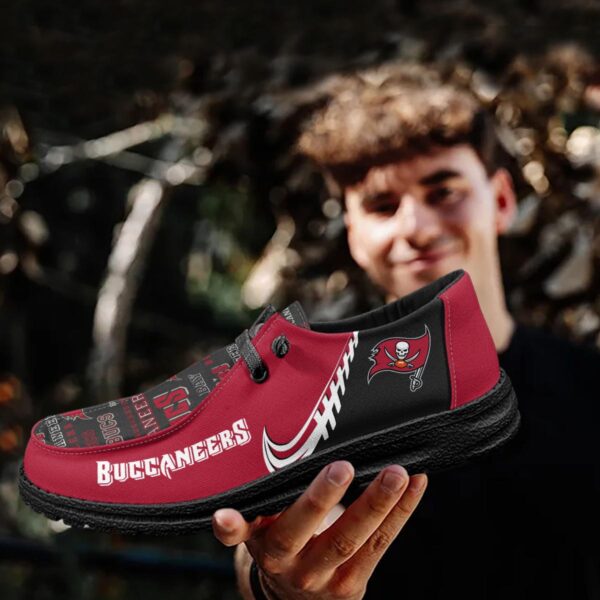 Tubopro Tampa Bay Buccaneers Hey Dude Shoes For Men And Women - Image 4