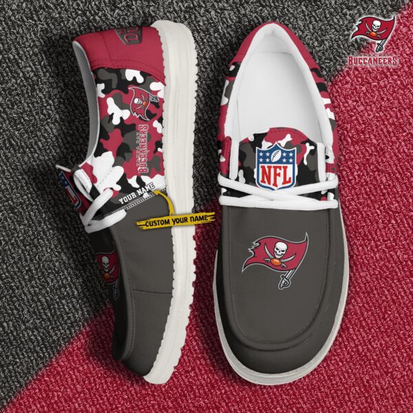 Tubopro Tampa Bay Buccaneers Hey Dude Shoes For Men And Women - Image 2