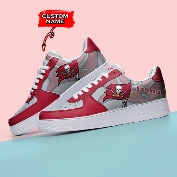 Tubopro Tampa Bay Buccaneers NFL Air Low-Top Sneakers Shoes For Men And Women - Image 3
