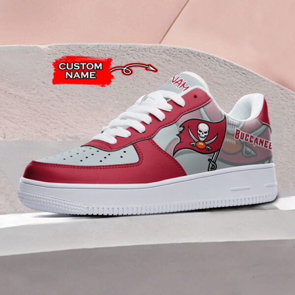 Tubopro Tampa Bay Buccaneers NFL Air Low-Top Sneakers Shoes For Men And Women - Image 2