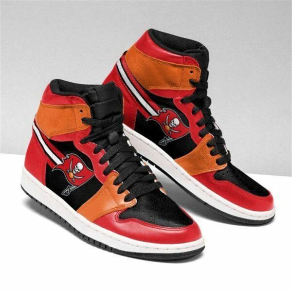 Tubopro Tampa Bay Buccaneers NFL AJ1 High Sneakers Shoes For Men And Women