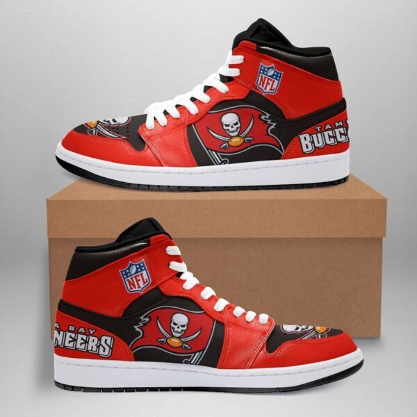 Tubopro Tampa Bay Buccaneers NFL AJ1 High Sneakers Shoes For Men And Women