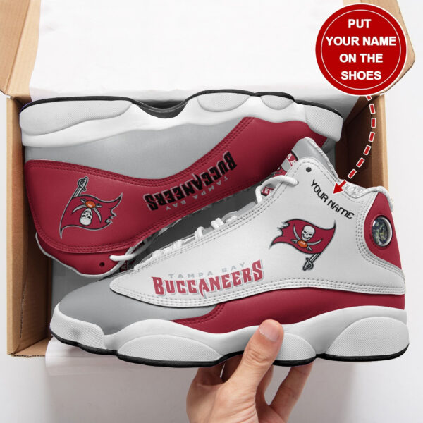 Tubopro Tampa Bay Buccaneers NFL AJ13 Sneakers Shoes For Men And Women - Image 2
