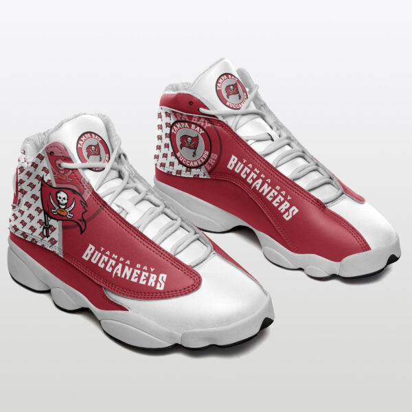 Tubopro Tampa Bay Buccaneers NFL AJ13 Sneakers Shoes For Men And Women - Image 2