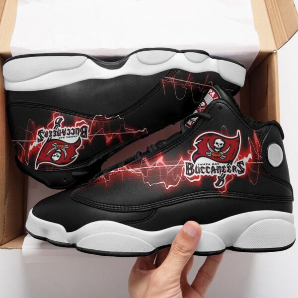 Tubopro Tampa Bay Buccaneers NFL AJ13 Sneakers Shoes For Men And Women - Image 3