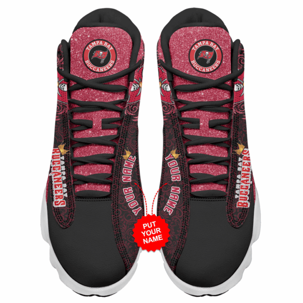 Tubopro Tampa Bay Buccaneers NFL AJ13 Sneakers Shoes For Men And Women - Image 3