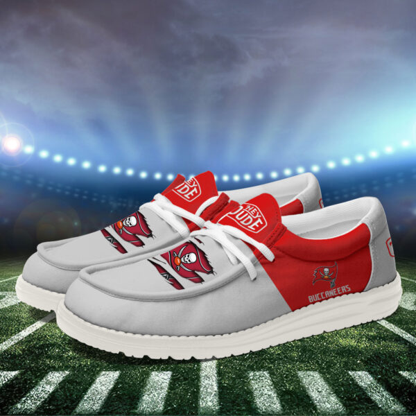 Tubopro Tampa Bay Buccaneers Personalized Hey Dude Shoes For Men And Women - Image 2