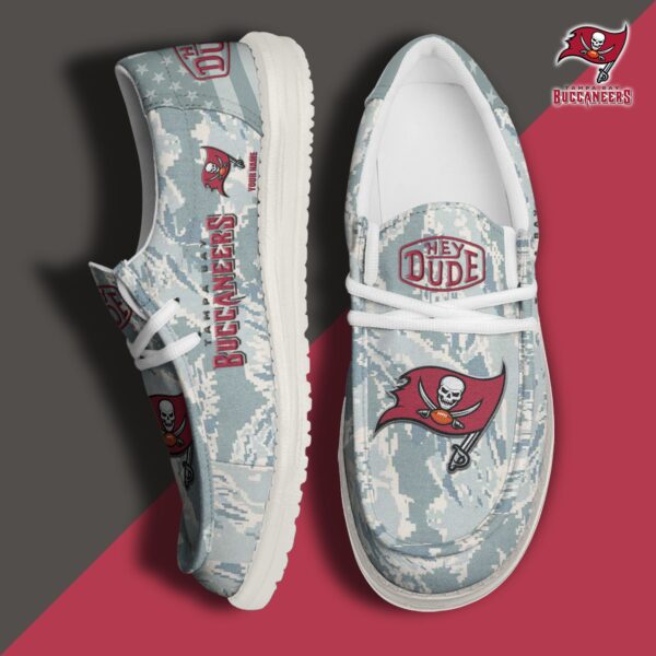 Tubopro Tampa Bay Buccaneers Personalized Hey Dude Shoes For Men And Women