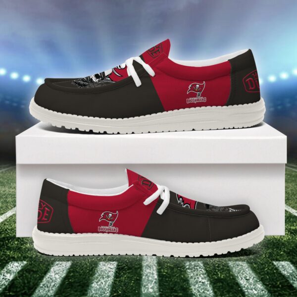 Tubopro Tampa Bay Buccaneers Personalized Hey Dude Shoes For Men And Women - Image 4