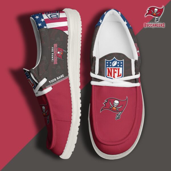 Tubopro Tampa Bay Buccaneers Personalized Hey Dude Shoes For Men And Women