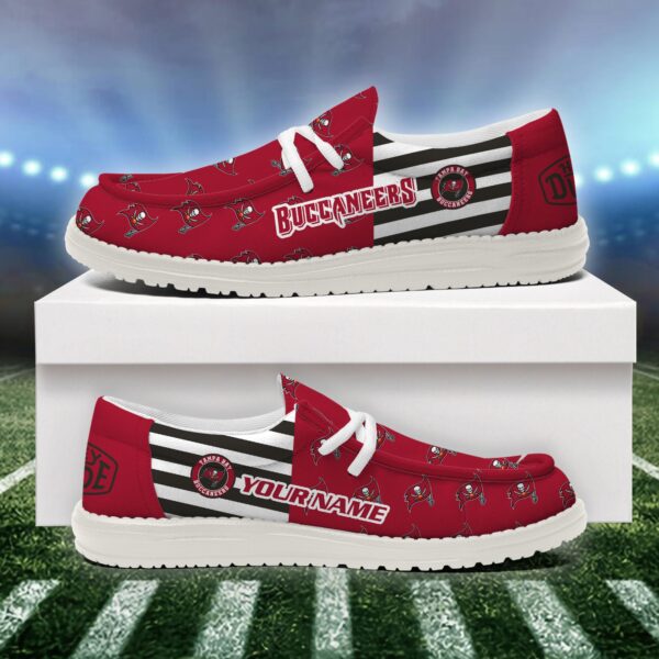 Tubopro Tampa Bay Buccaneers Personalized Hey Dude Shoes For Men And Women - Image 2