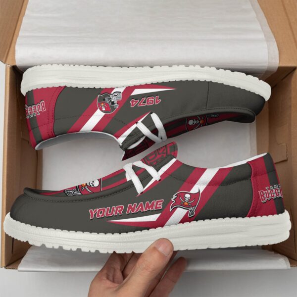 Tubopro Tampa Bay Buccaneers Personalized Hey Dude Shoes For Men And Women - Image 2