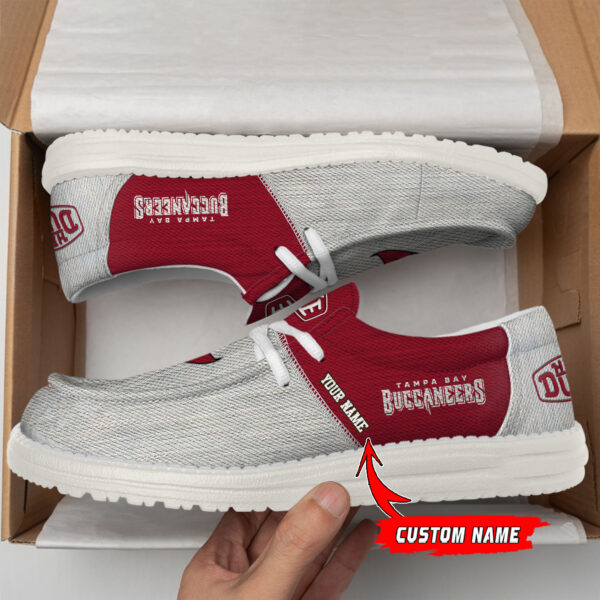 Tubopro Tampa Bay Buccaneers Personalized Hey Dude Shoes For Men And Women - Image 2