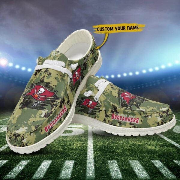 Tubopro Tampa Bay Buccaneers Personalized Hey Dude Shoes For Men And Women