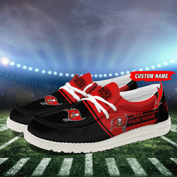 Tubopro Tampa Bay Buccaneers Personalized Hey Dude Shoes For Men And Women - Image 3