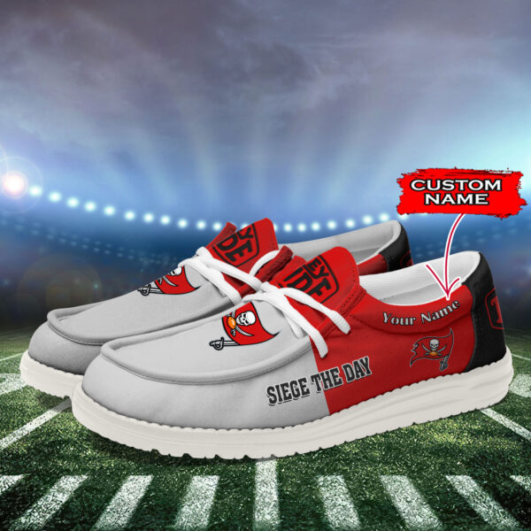 Tubopro Tampa Bay Buccaneers Personalized Hey Dude Shoes For Men And Women - Image 3