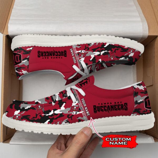 Tubopro Tampa Bay Buccaneers Personalized Hey Dude Shoes For Men And Women - Image 2