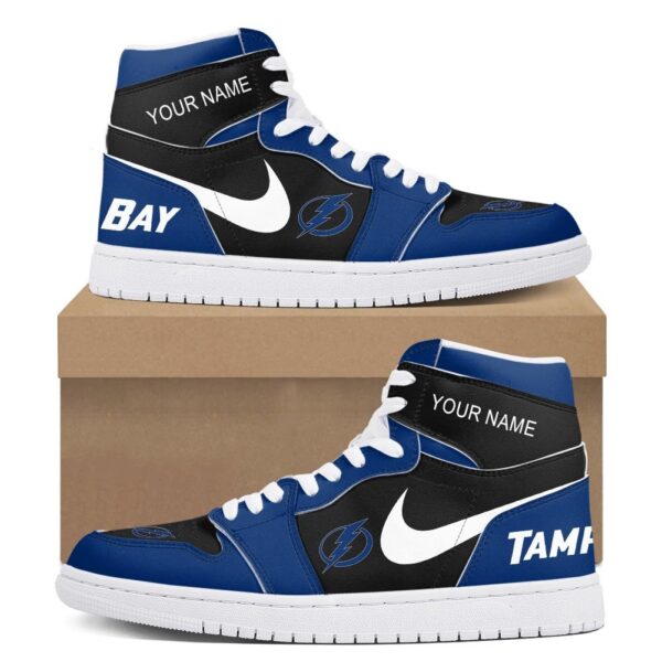 Tubopro Tampa Bay Lightning AJ1 High Sneakers Shoes For Men And Women - Image 2