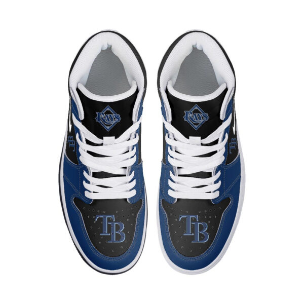 Tubopro Tampa Bay Rays AJ1 High Sneakers Shoes For Men And Women - Image 3
