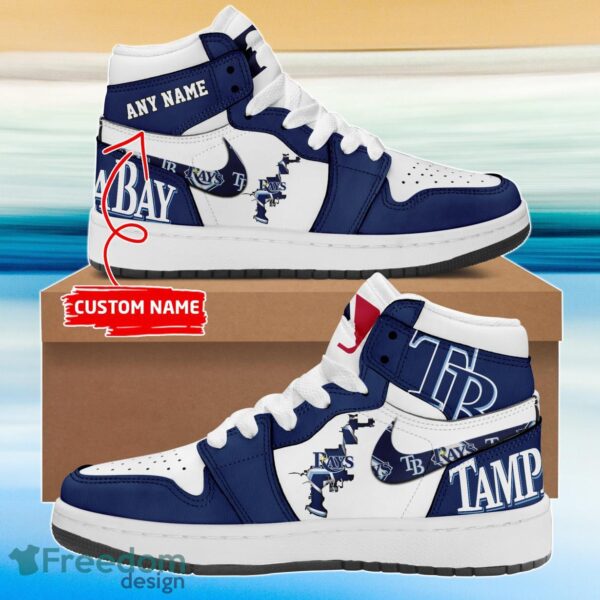Tubopro Tampa Bay Rays AJ1 High Sneakers Shoes For Men And Women