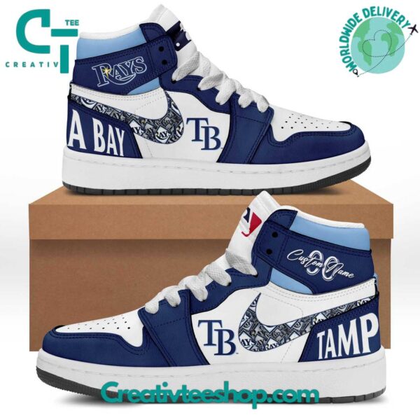 Tubopro Tampa Bay Rays AJ1 High Sneakers Shoes For Men And Women
