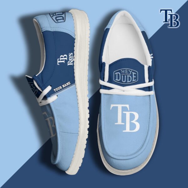 Tubopro Tampa Bay Rays Personalized Hey Dude Shoes For Men And Women - Image 2