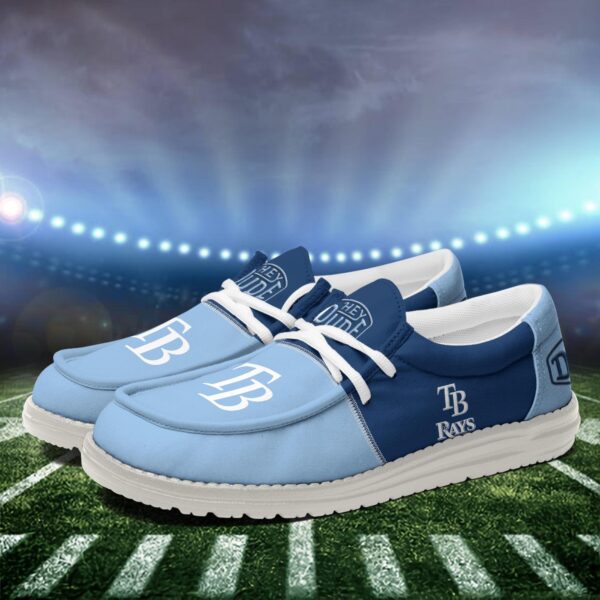Tubopro Tampa Bay Rays Personalized Hey Dude Shoes For Men And Women - Image 4