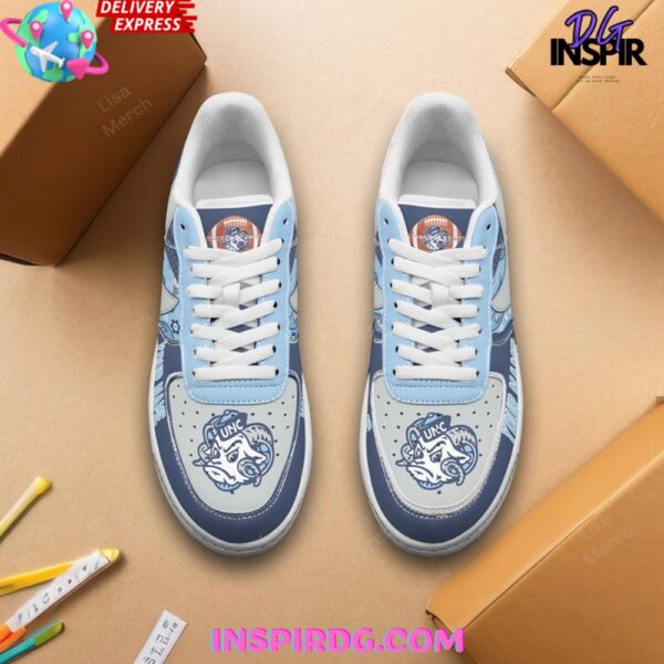 Tubopro Tar Heels North Carolina Air Low-Top Sneakers Shoes For Men And Women - Image 3