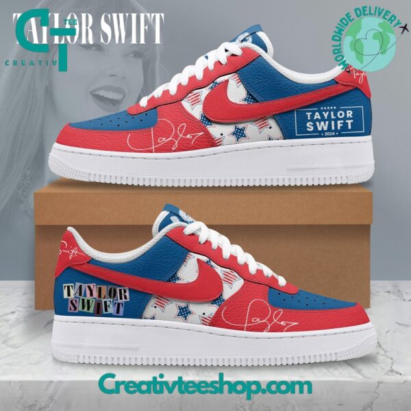 Tubopro Taylor Swift 4th of July America Air Low-Top Sneakers Shoes For Men And Women