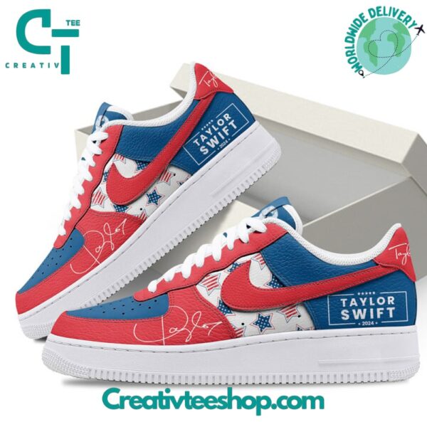 Tubopro Taylor Swift 4th of July America Air Low-Top Sneakers Shoes For Men And Women - Image 2