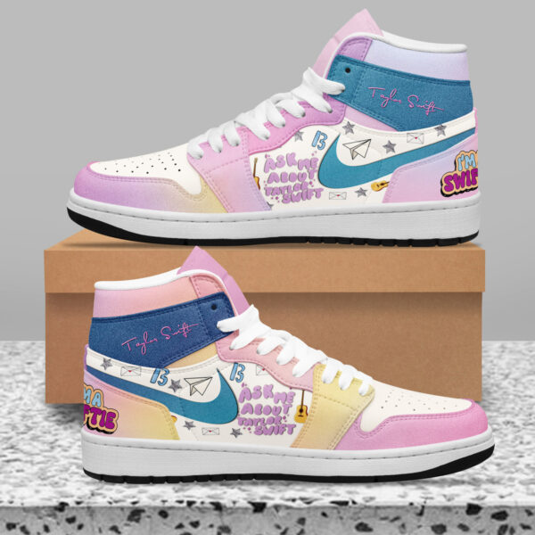 Tubopro Taylor Swift AJ1 High Sneakers Shoes For Men And Women - Image 2
