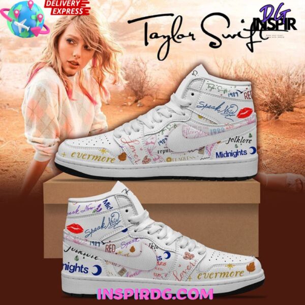 Tubopro Taylor Swift AJ1 High Sneakers Shoes For Men And Women