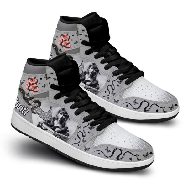 Tubopro Taylor Swift AJ1 High Sneakers Shoes For Men And Women - Image 3