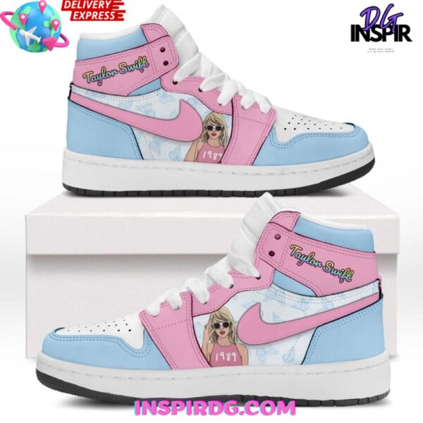 Tubopro Taylor Swift AJ1 High Sneakers Shoes For Men And Women - Image 2