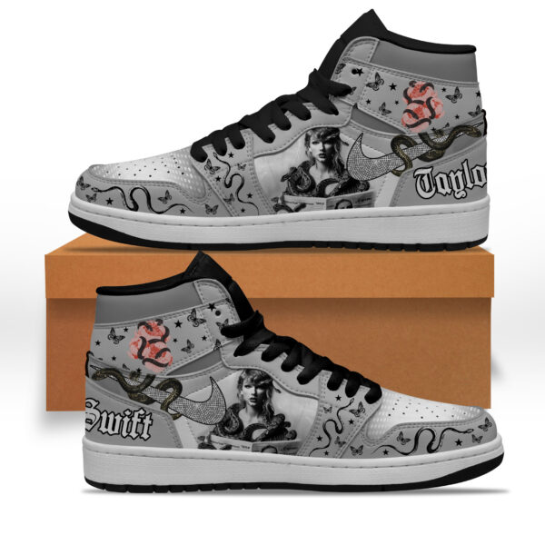 Tubopro Taylor Swift AJ1 High Sneakers Shoes For Men And Women - Image 2
