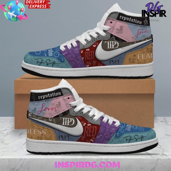Tubopro Taylor Swift AJ1 High Sneakers Shoes For Men And Women