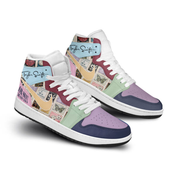 Tubopro Taylor Swift AJ1 High Sneakers Shoes For Men And Women - Image 2