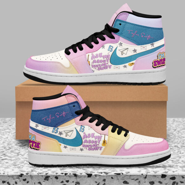 Tubopro Taylor Swift AJ1 High Sneakers Shoes For Men And Women - Image 2