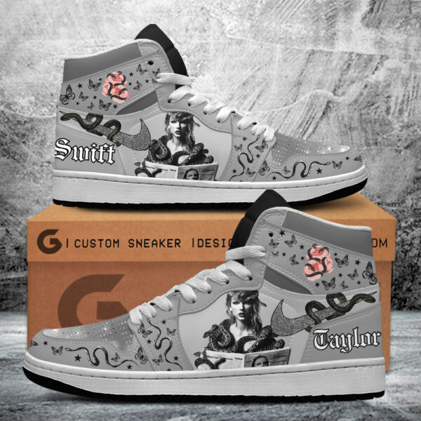 Tubopro Taylor Swift AJ1 High Sneakers Shoes For Men And Women