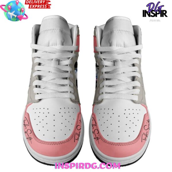 Tubopro Taylor Swift AJ1 High Sneakers Shoes For Men And Women - Image 3