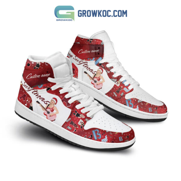 Tubopro Taylor Swift AJ1 High Sneakers Shoes For Men And Women - Image 2