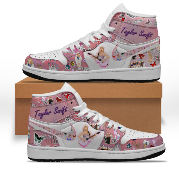 Tubopro Taylor Swift AJ1 High Sneakers Shoes For Men And Women - Image 2