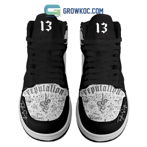 Tubopro Taylor Swift AJ1 High Sneakers Shoes For Men And Women - Image 2
