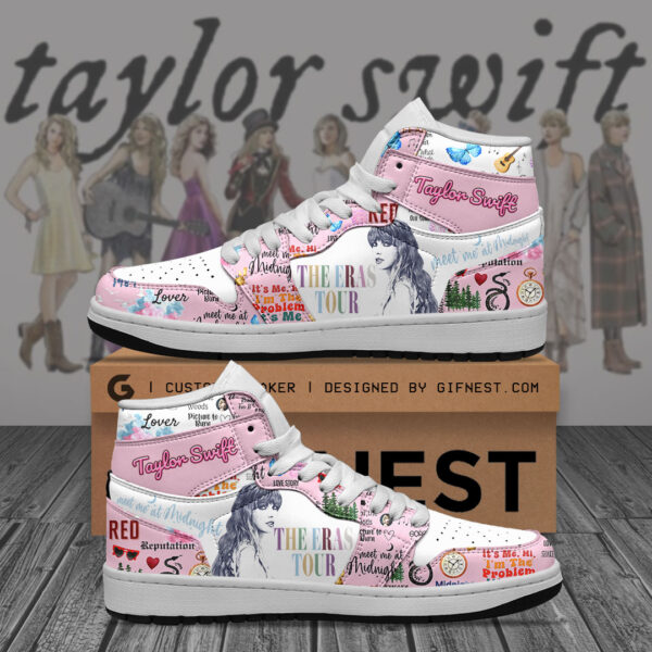 Tubopro Taylor Swift AJ1 High Sneakers Shoes For Men And Women