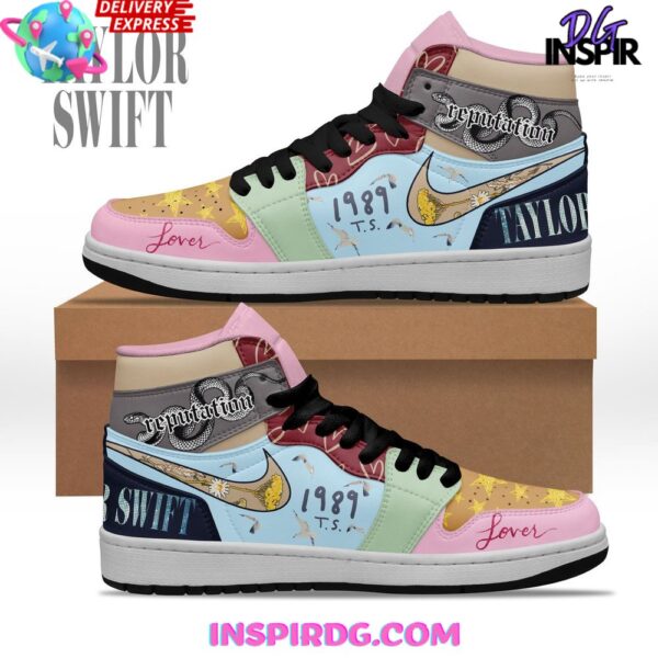 Tubopro Taylor Swift AJ1 High Sneakers Shoes For Men And Women